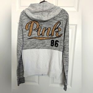 PINK Victoria's Secret's Women's (Size Small) Bling Zip-Up Hoodie